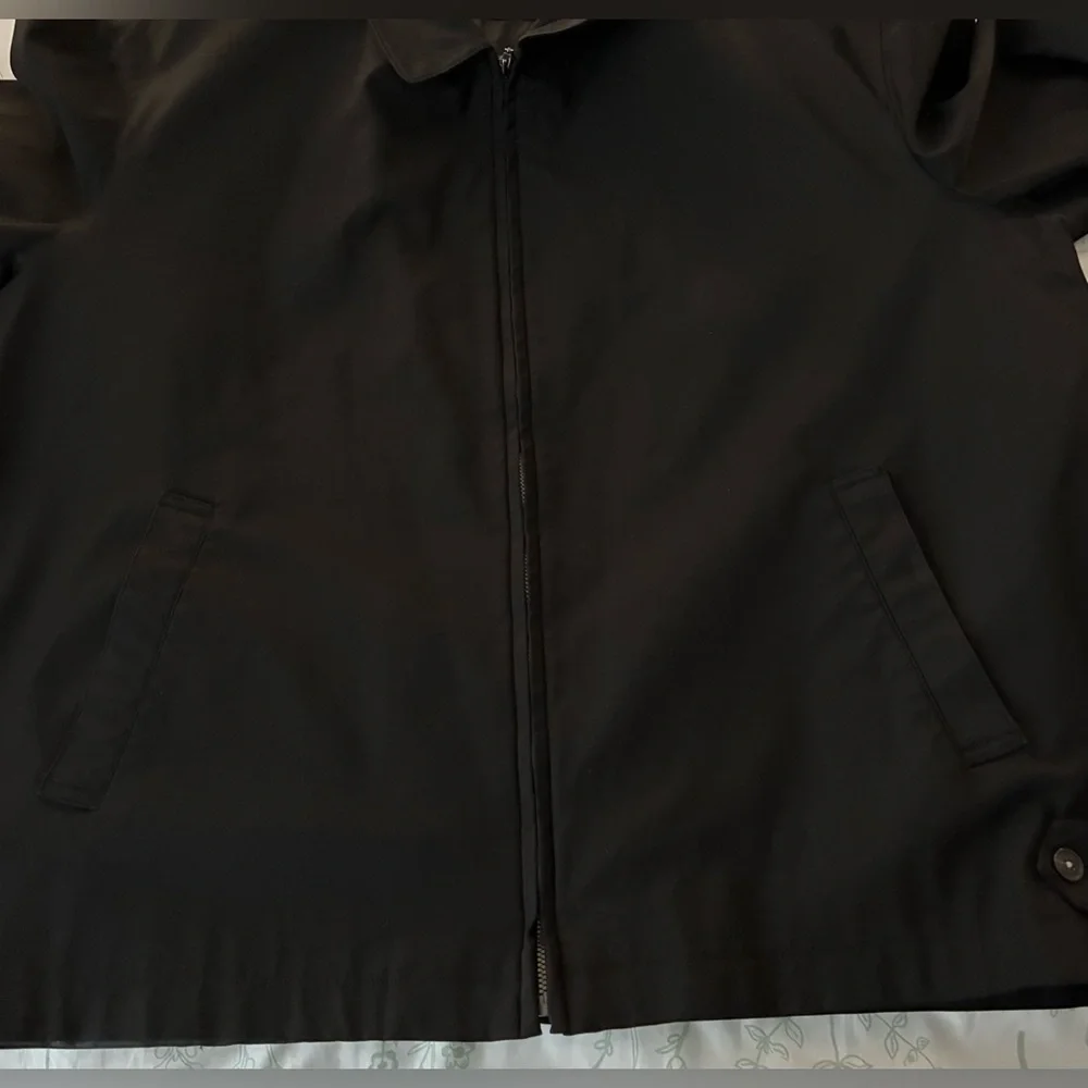 Newport Harbor Sport Men’s Black Lightweight Full-Zip Lined Jacket; Size XL